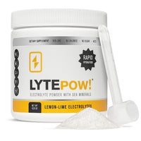 LytePow! Ionic Electrolyte Powder Mix - Lemon Lime Flavor - 90 Servings